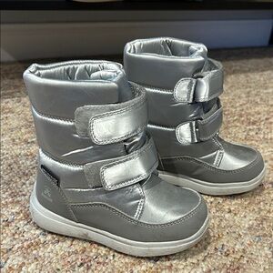 Kamik Youth Girl Silver Snow Boots